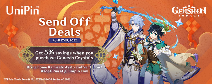 Send Off Deals - Kamisato Ayato and Venti (PH)